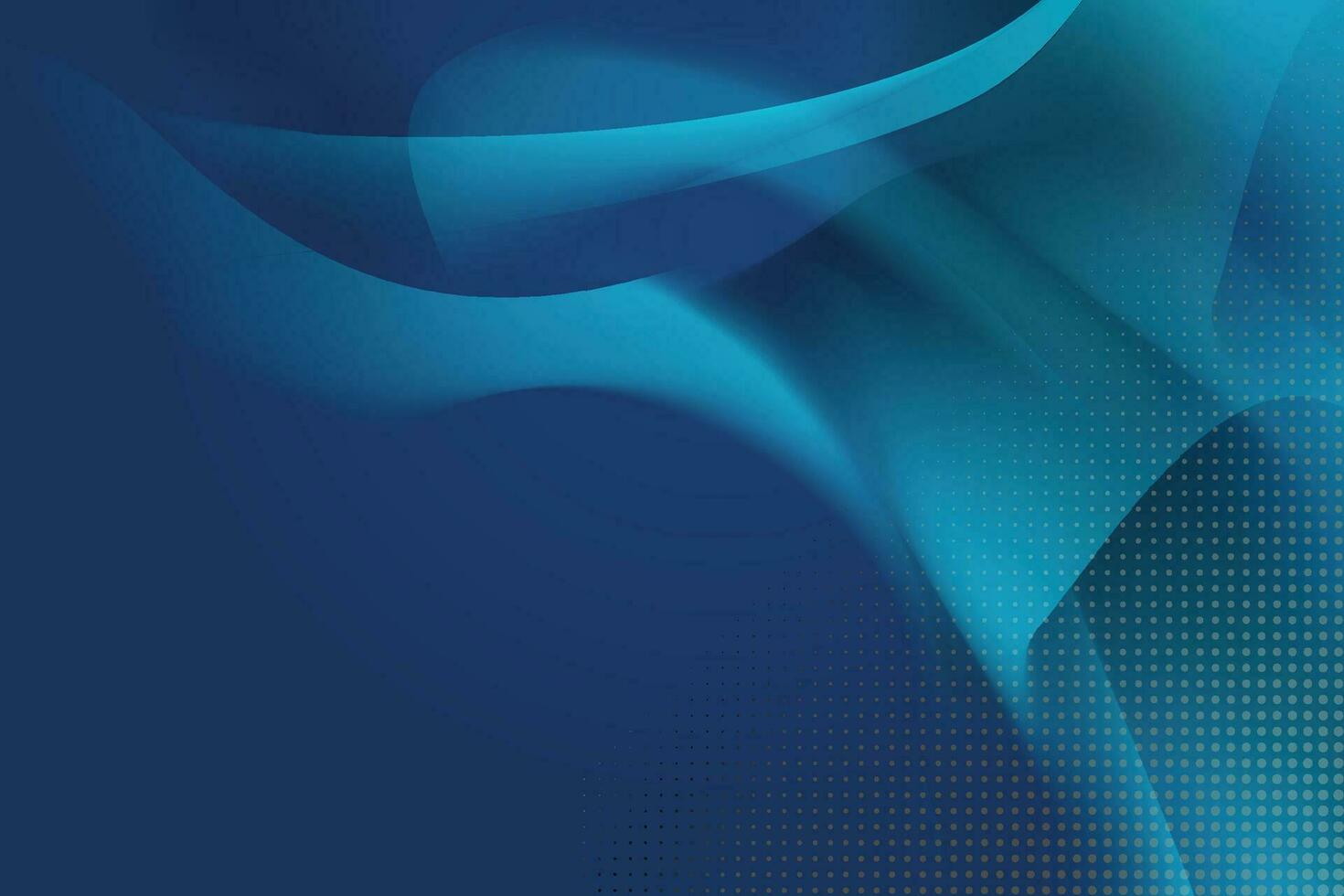 Minimal geometric background. Blue elements with fluid gradient. Dynamic shapes composition. Eps10 vector