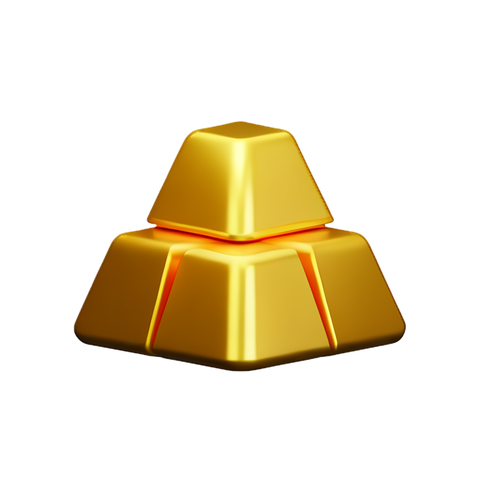 oro 3d icono ilustración png