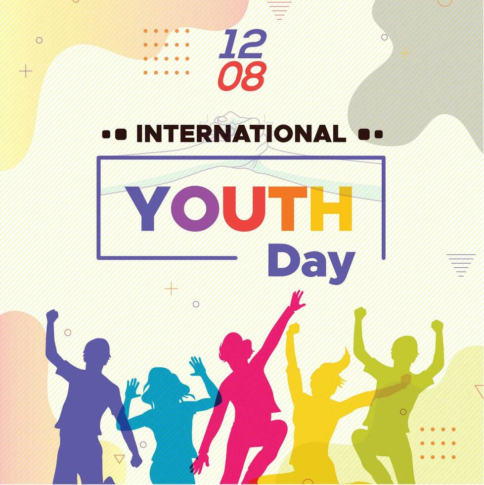 International Youth Day vector