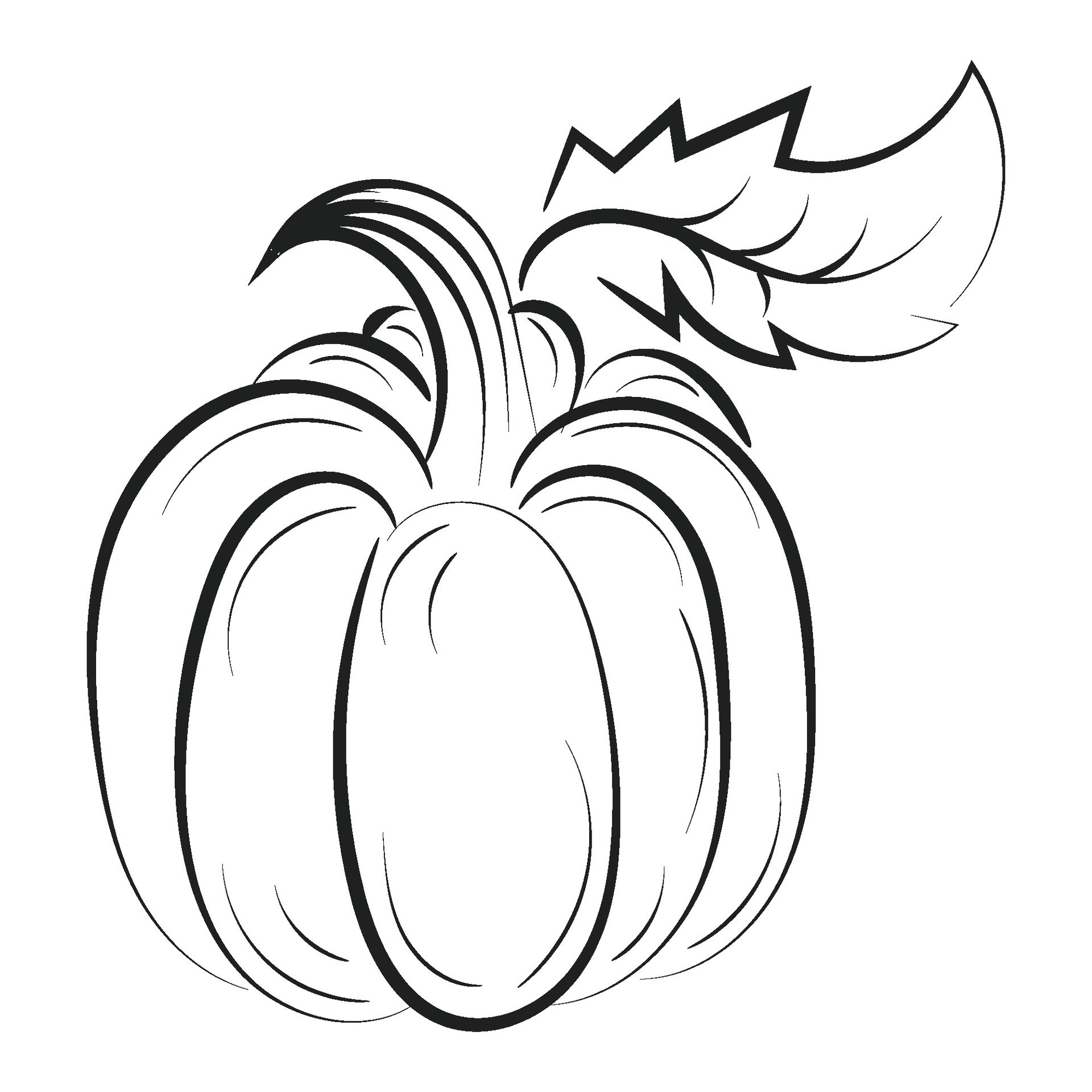 Printable Pumpkin Coloring Page