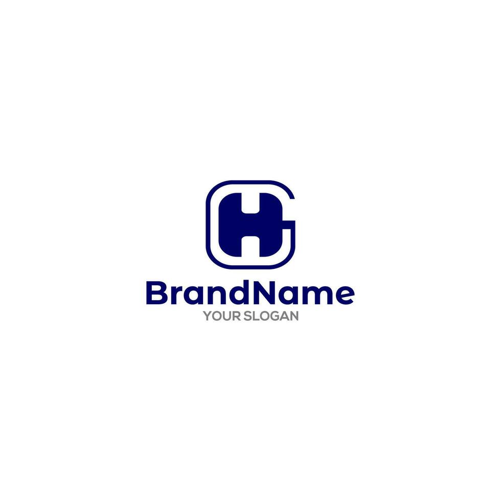 Initial GH Logo Design Vector