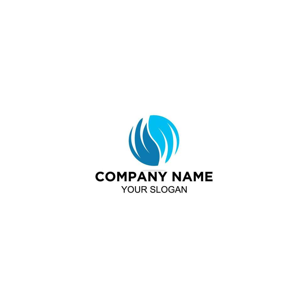 WM wave logo design vector