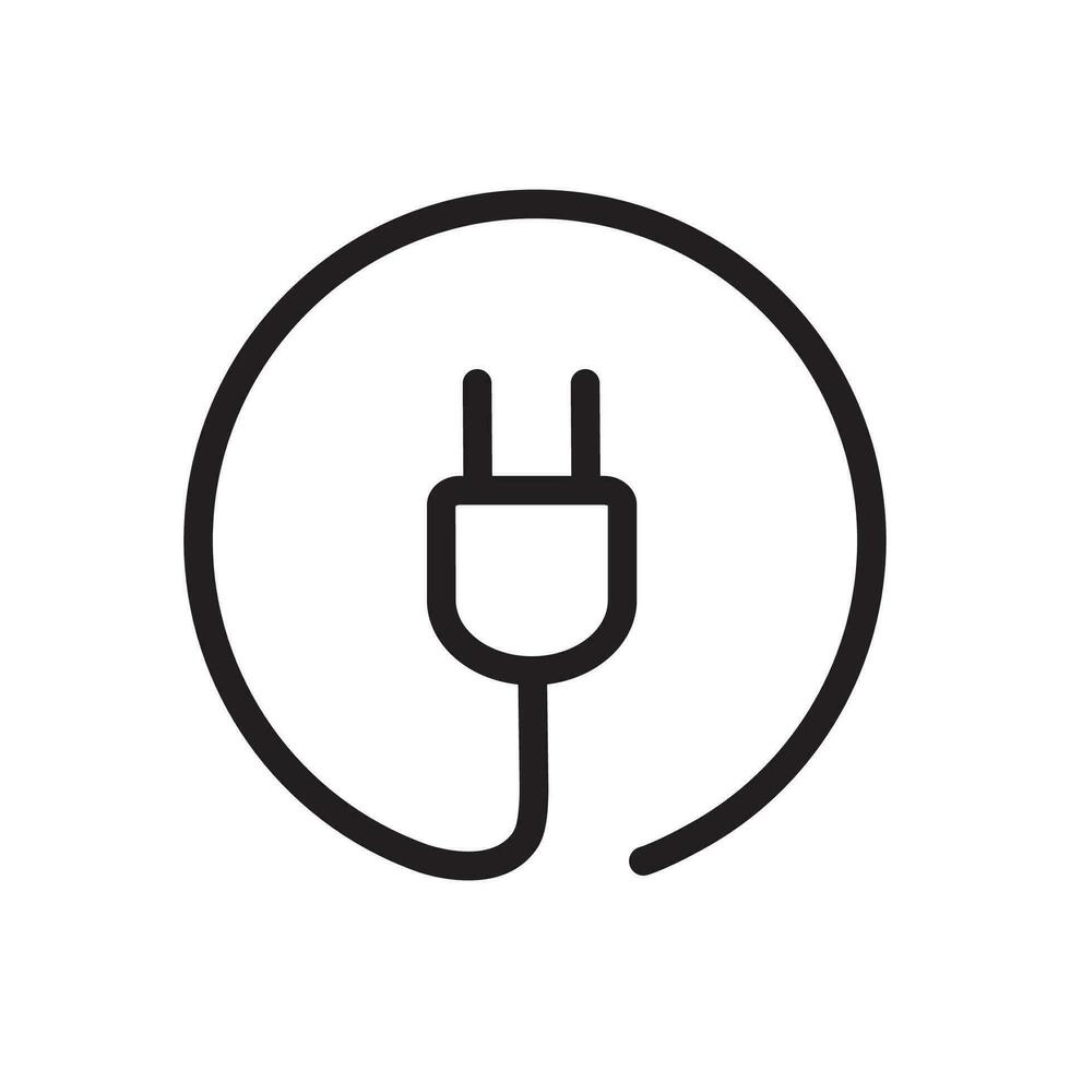 charging button  Flat style icon Vector Design illustration