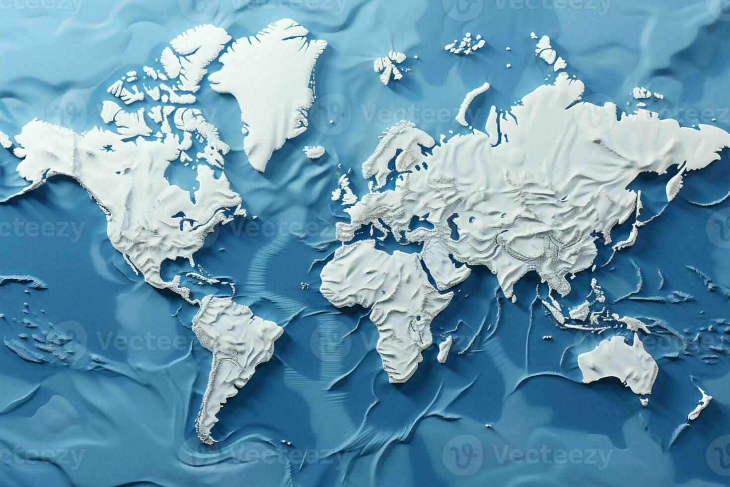 Illustrative global map backdrop AI Generated photo