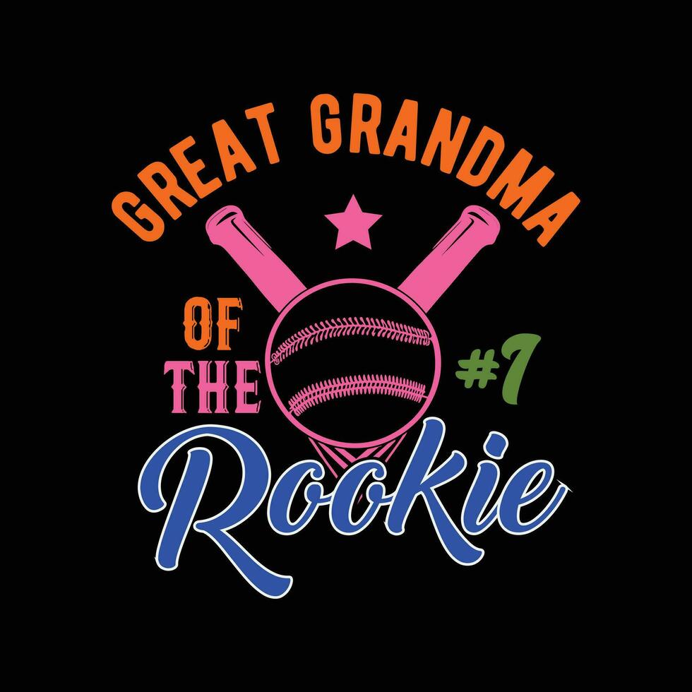 great grandma of The 1 rookie vector