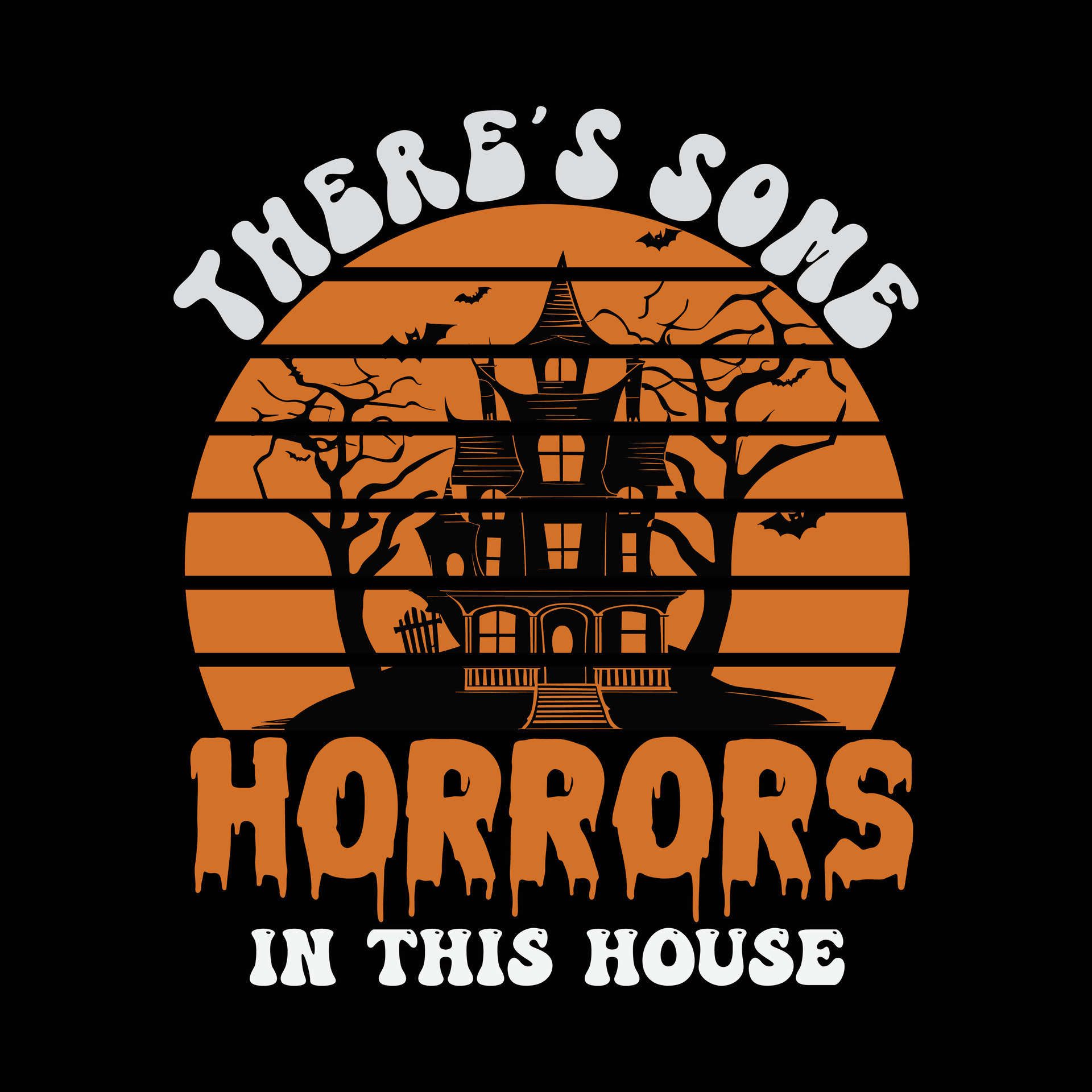 there’s some horrors in this house 28244045 Vector Art at Vecteezy