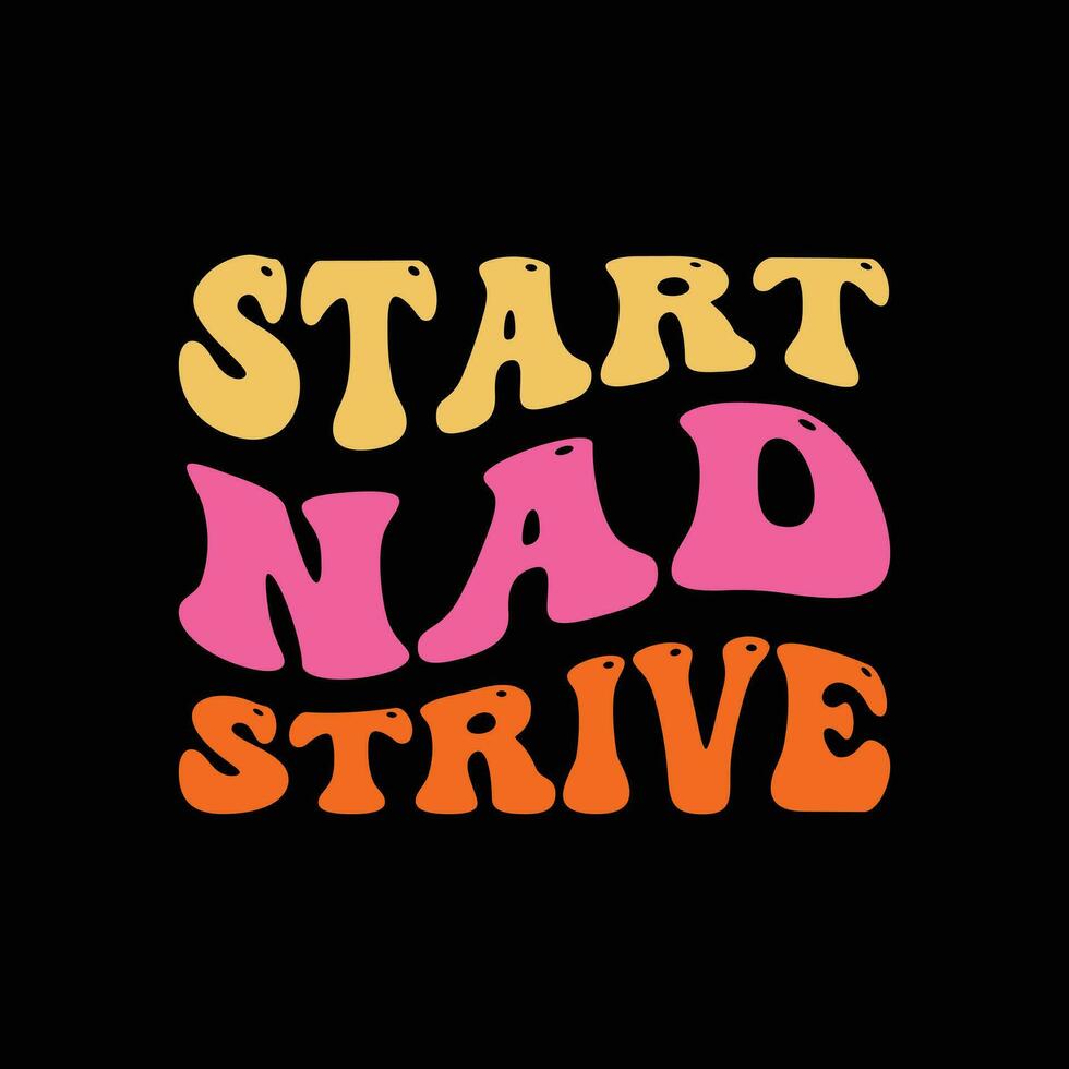 Start nad Strive vector