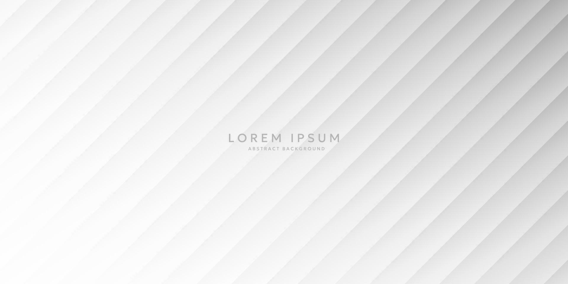 Abstract white background. minimal geometric white modern background vector