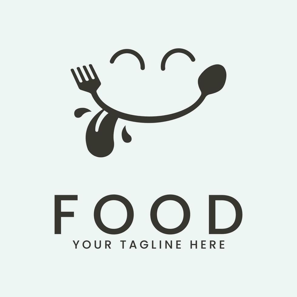 restaurant food logo vector illustration design