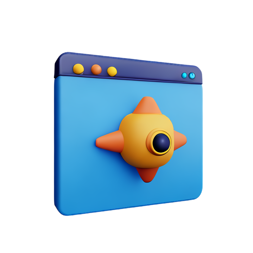 computer 3d icoon illustratie png