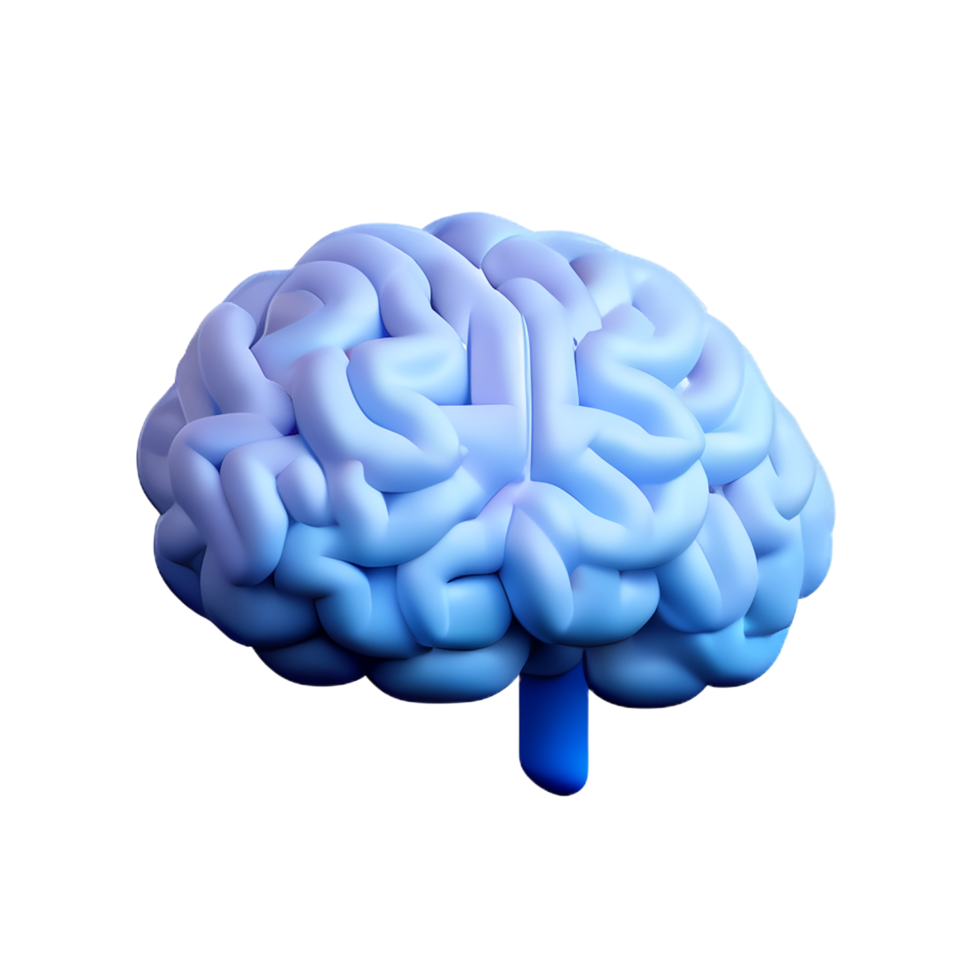 brain 3d icon illustration png