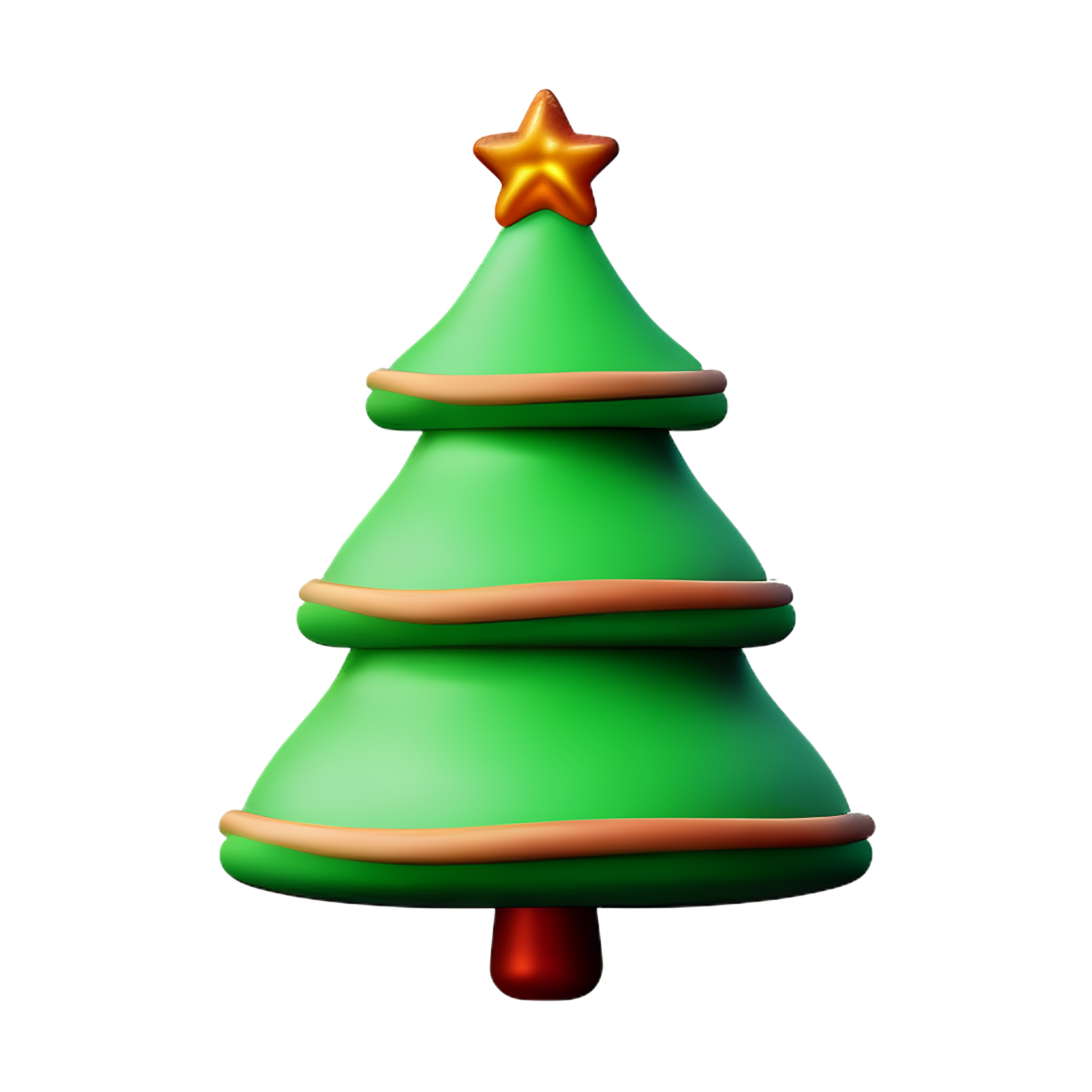 christmas 3d christmas tree with shiny ornaments 28244659 PNG