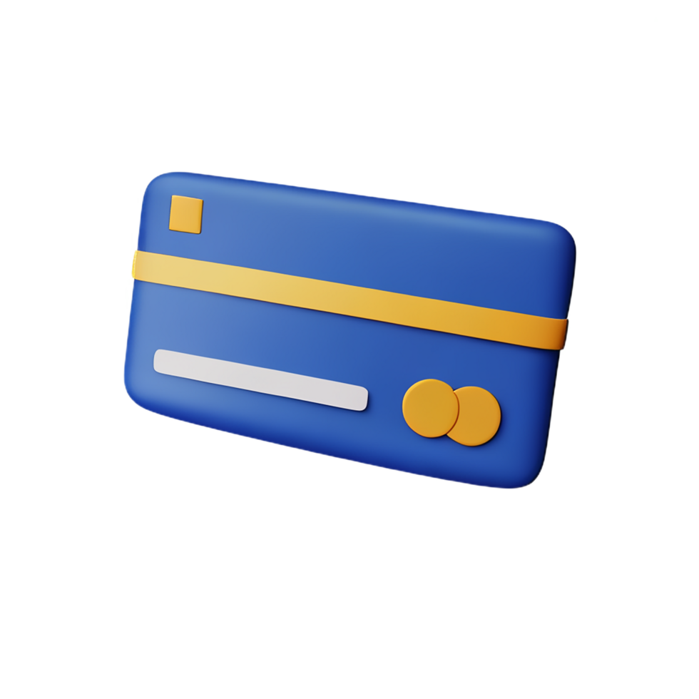 credit card 3d icon png