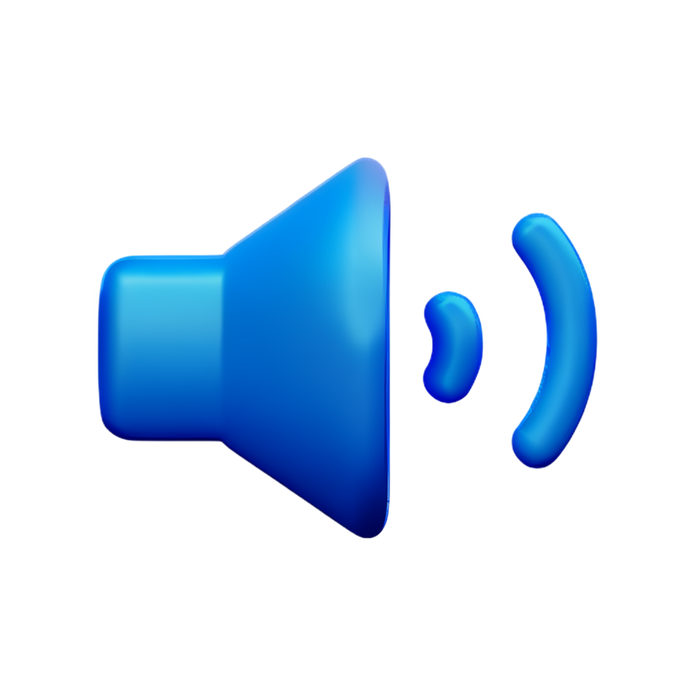 volume up 3d icon png