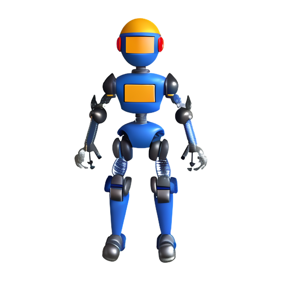 robot 3d rendering icon illustration png