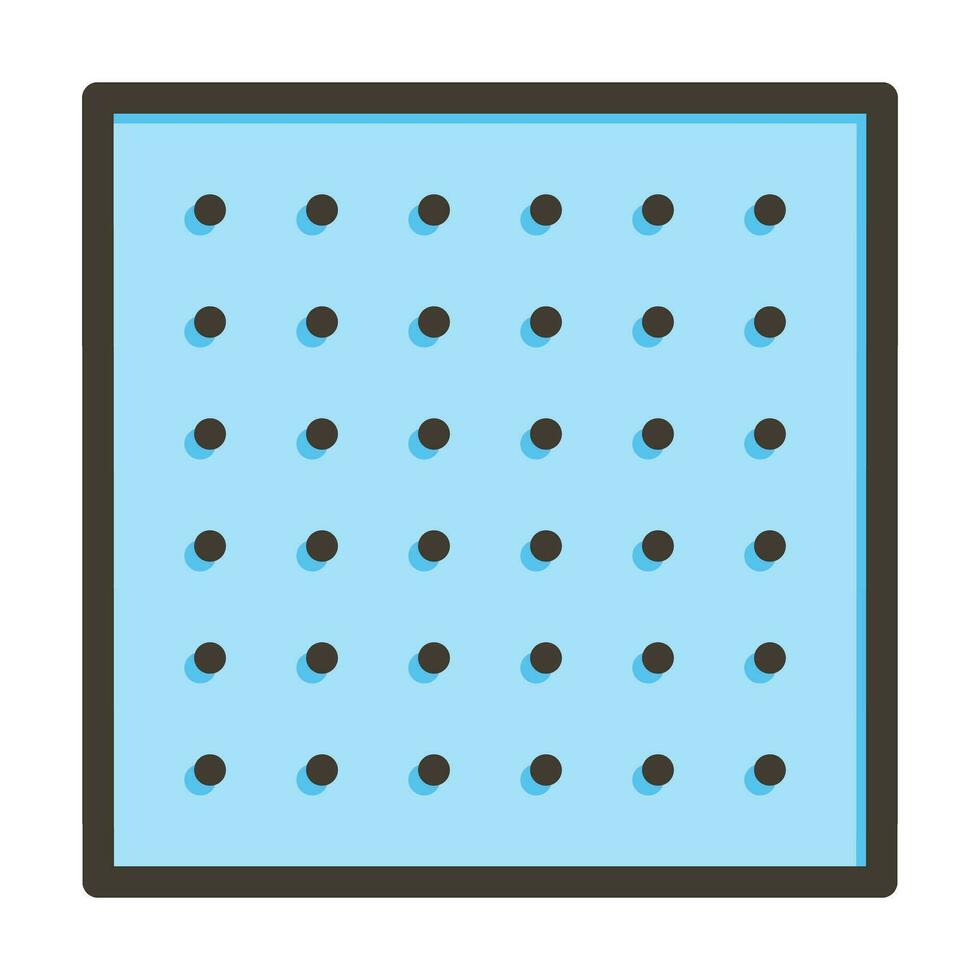 Dots Per Inch Vector Thick Line Filled Colors Icon For Personal And Commercial Use.