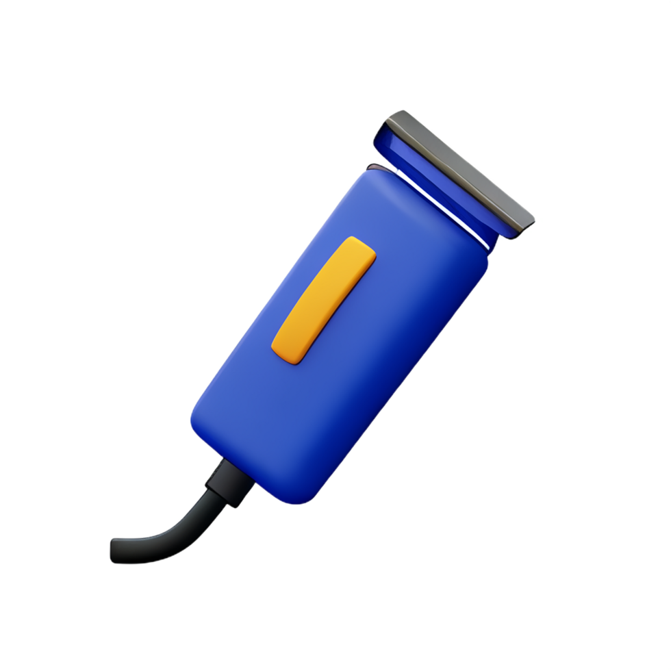 3d illustration shaving machine png