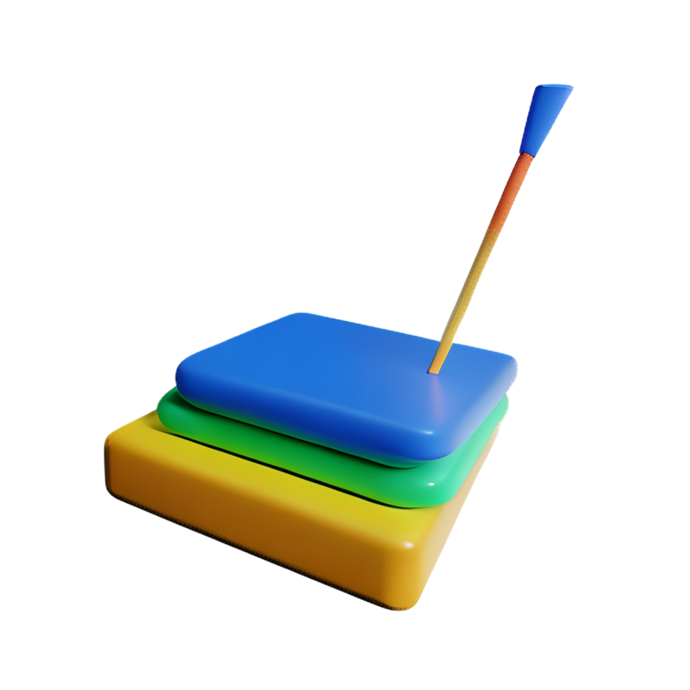 paint 3d rendering icon illustration 28246045 PNG