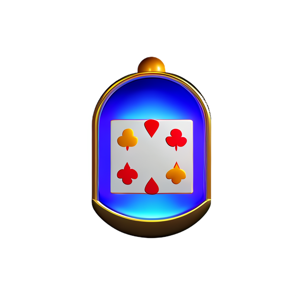 casino 3d representación icono ilustración png