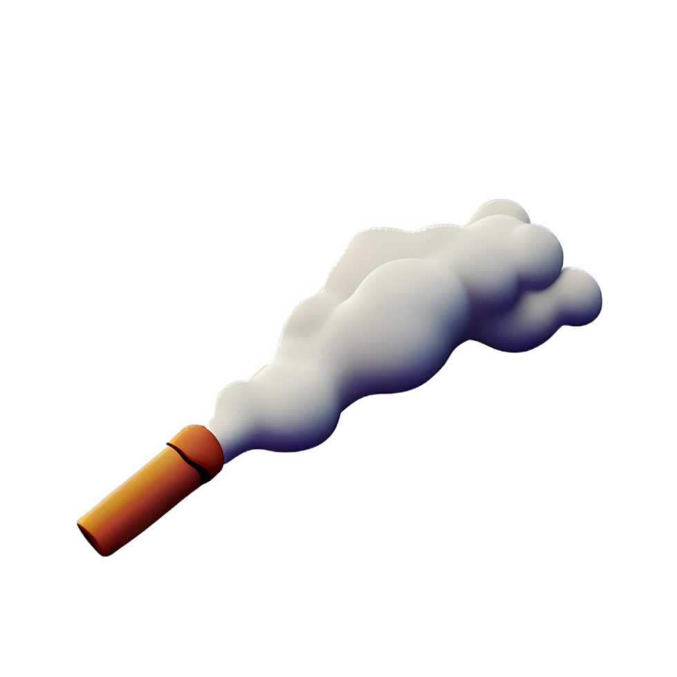 smoke 3d illustration icon comma separated, no special characters png