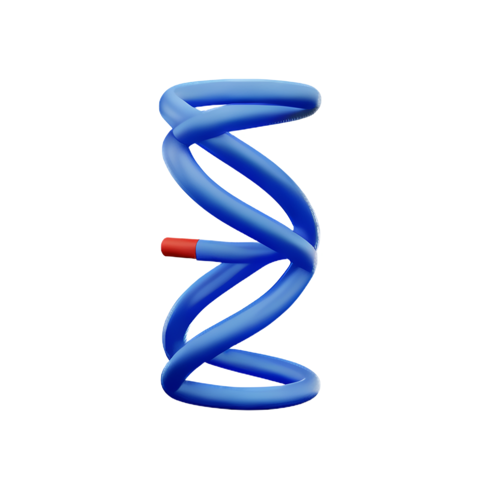 adn doble hélice 3d médico y cuidado de la salud icono png