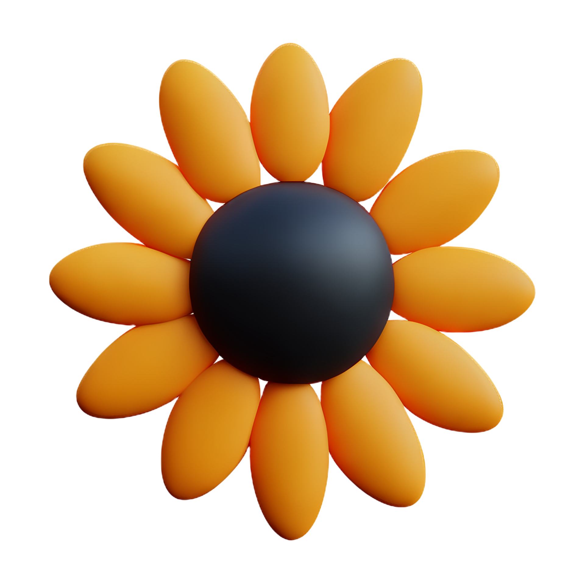 sunflower 3d icon illustration 28246781 PNG