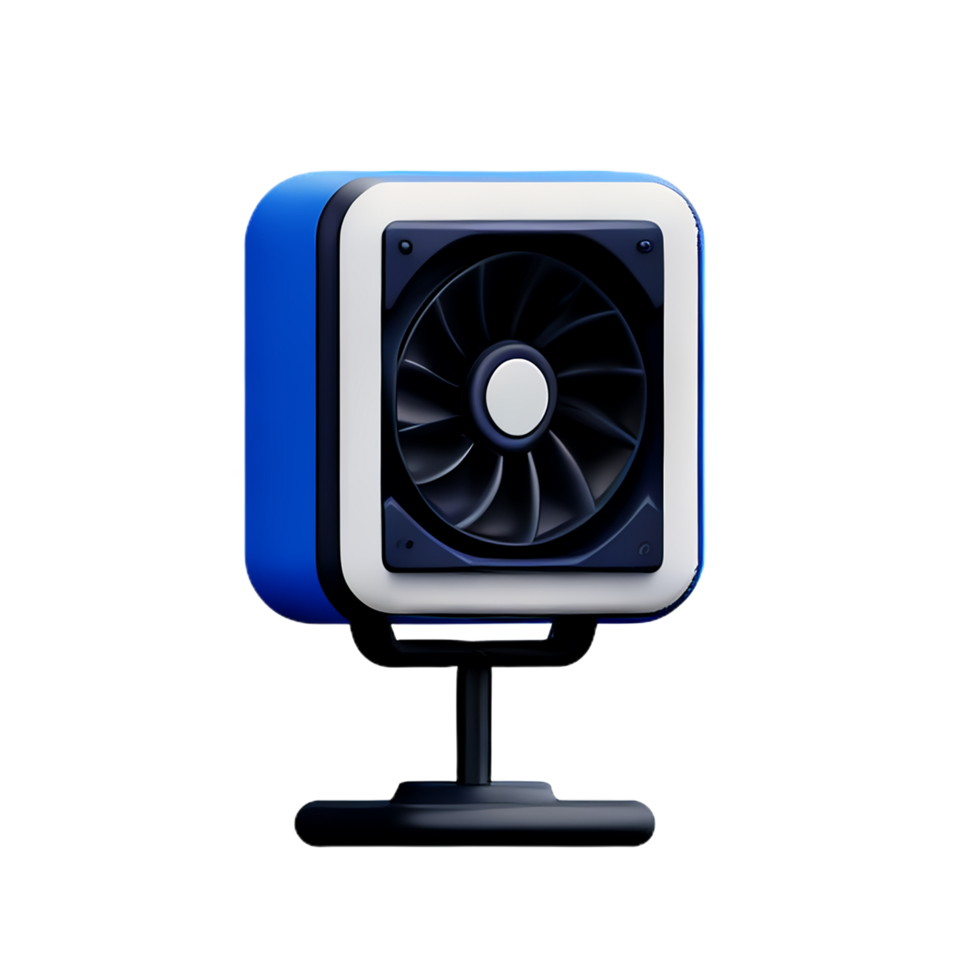 3d illustration standing air condition ac png