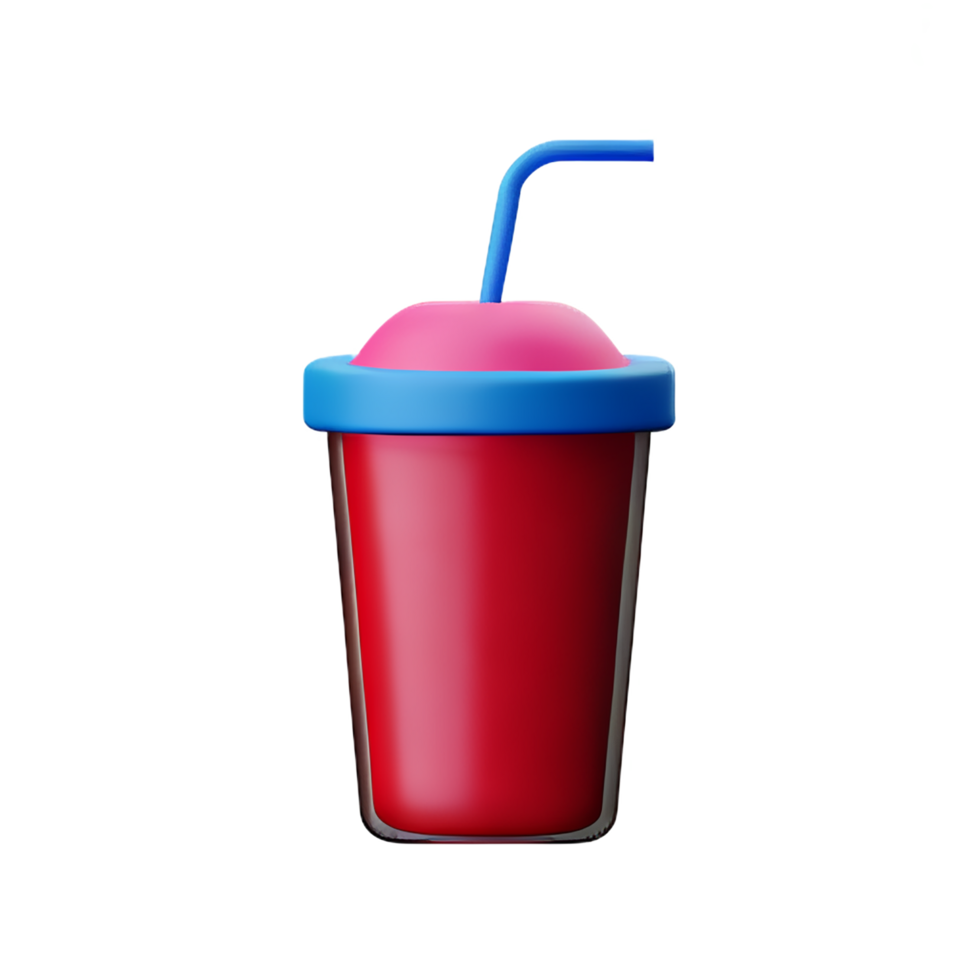 Blaubeere und Erdbeere Saft 3d Frühstück Symbol png