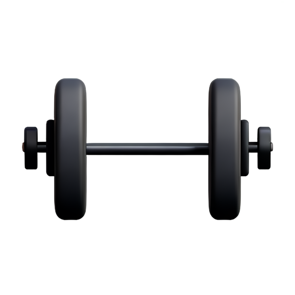 barbell 3d gym fitness icon png