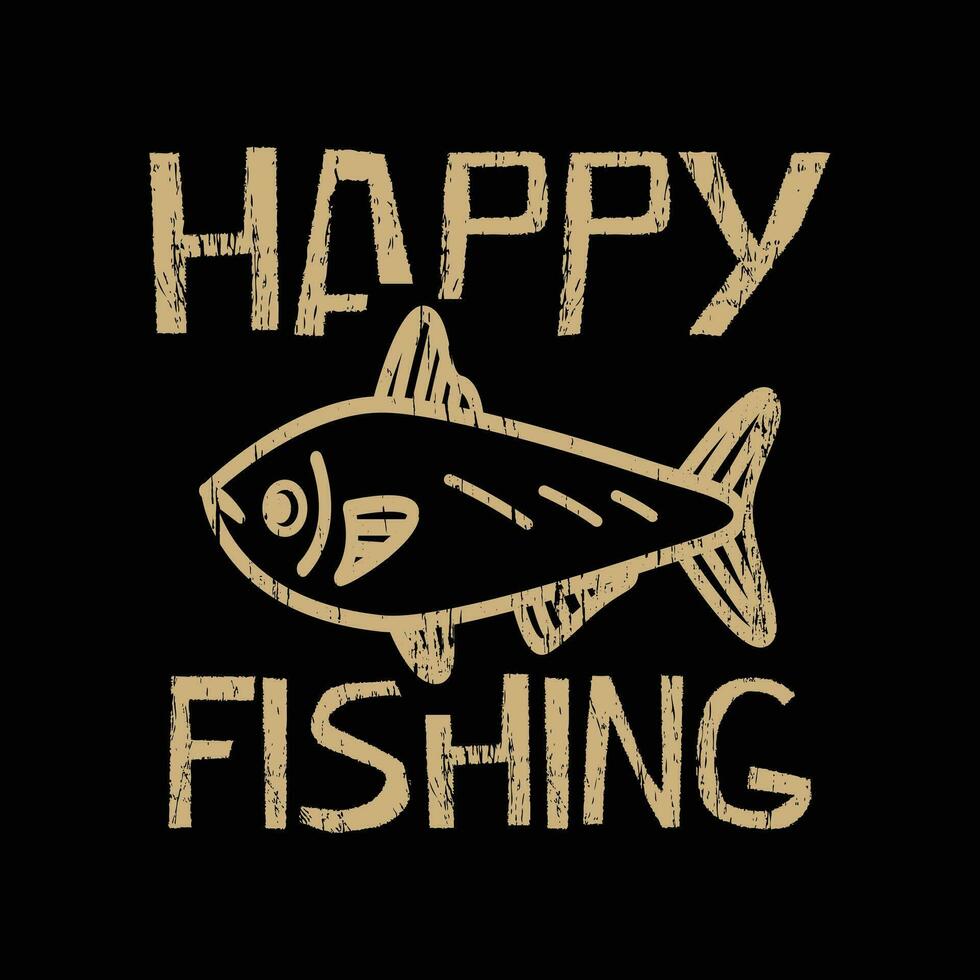 Fishing Illustration typography for t shirt, poster, logo, sticker, or apparel merchandise vector