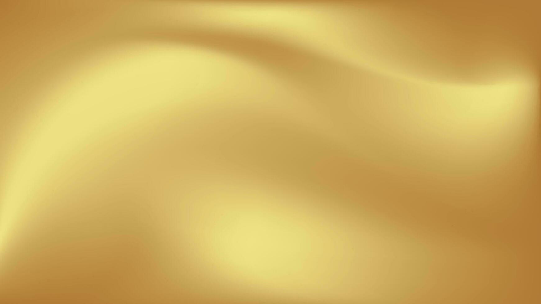 Gold abstract blurred gradient background. Vector illustration.