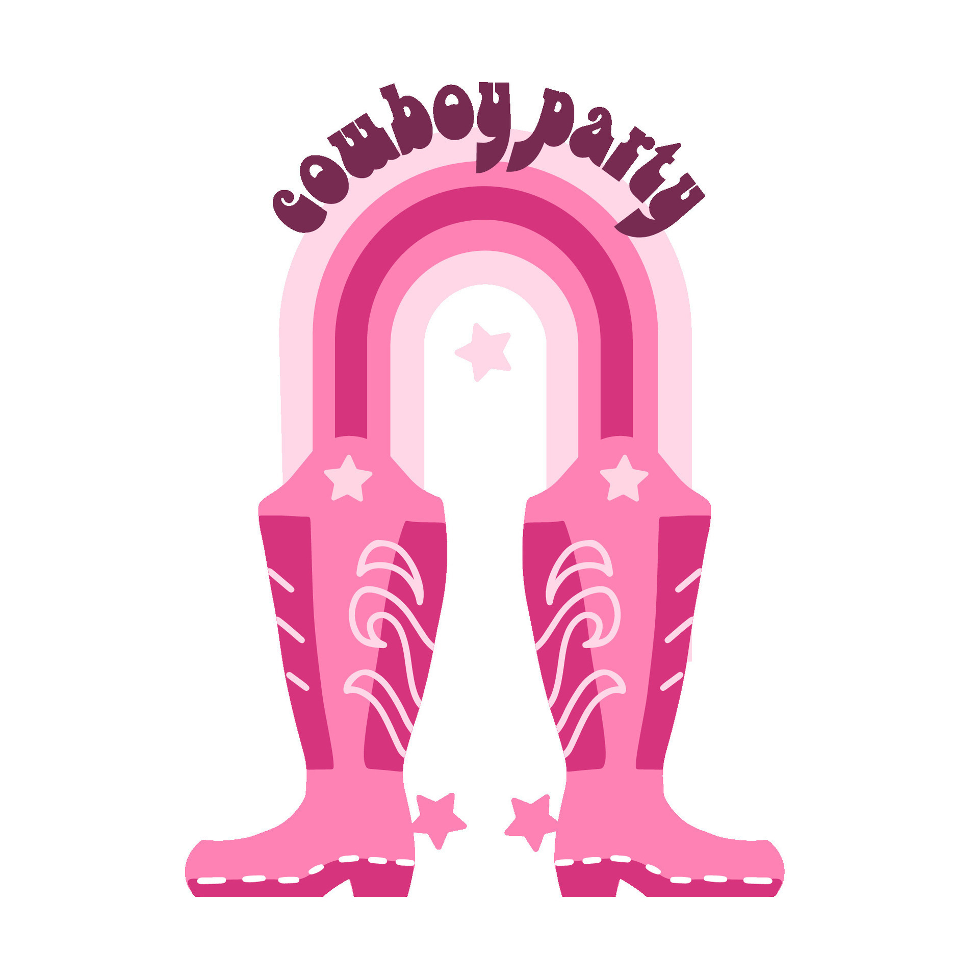 French Fry Box Cowgirl Style - Pink Buckaroo Designs