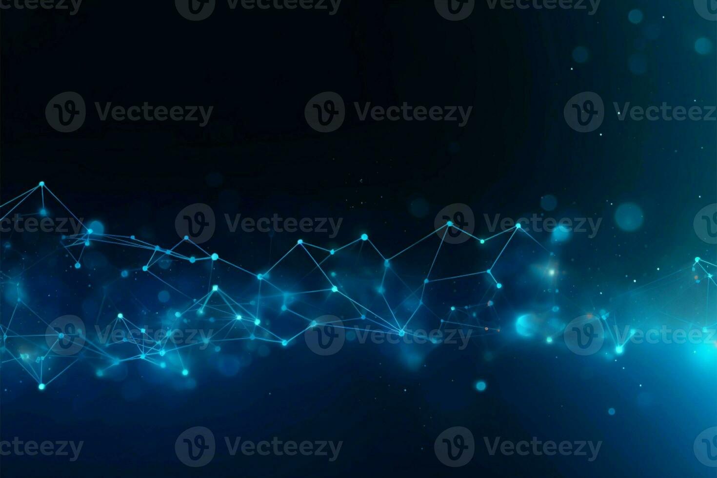 Blue vector medical technology backdrop with ample blank space for customization AI Generated photo