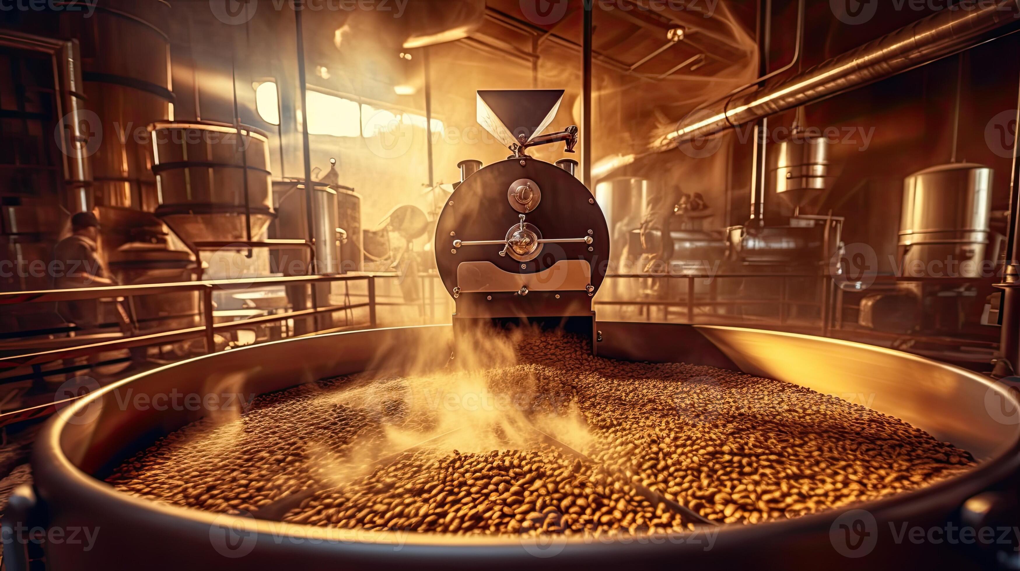 Grain top roaster machine