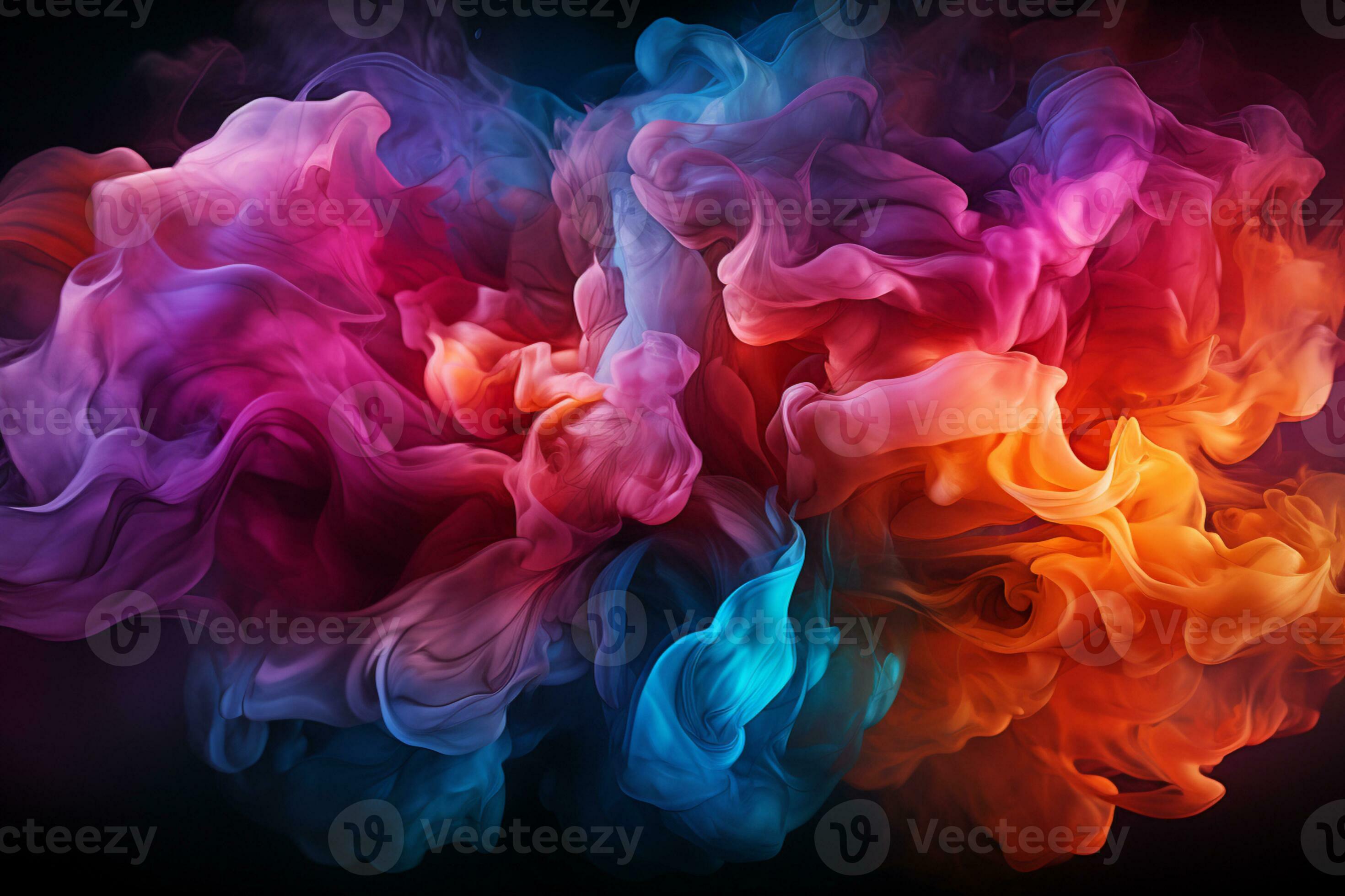 Puff of Smoke in Neon Tones, Abstract Art, Colored Steam Background, Smoke  Cloud Swirl Pattern, Bright Vivid Colors. Stock Illustration - Illustration  of mystical, tones: 280149966