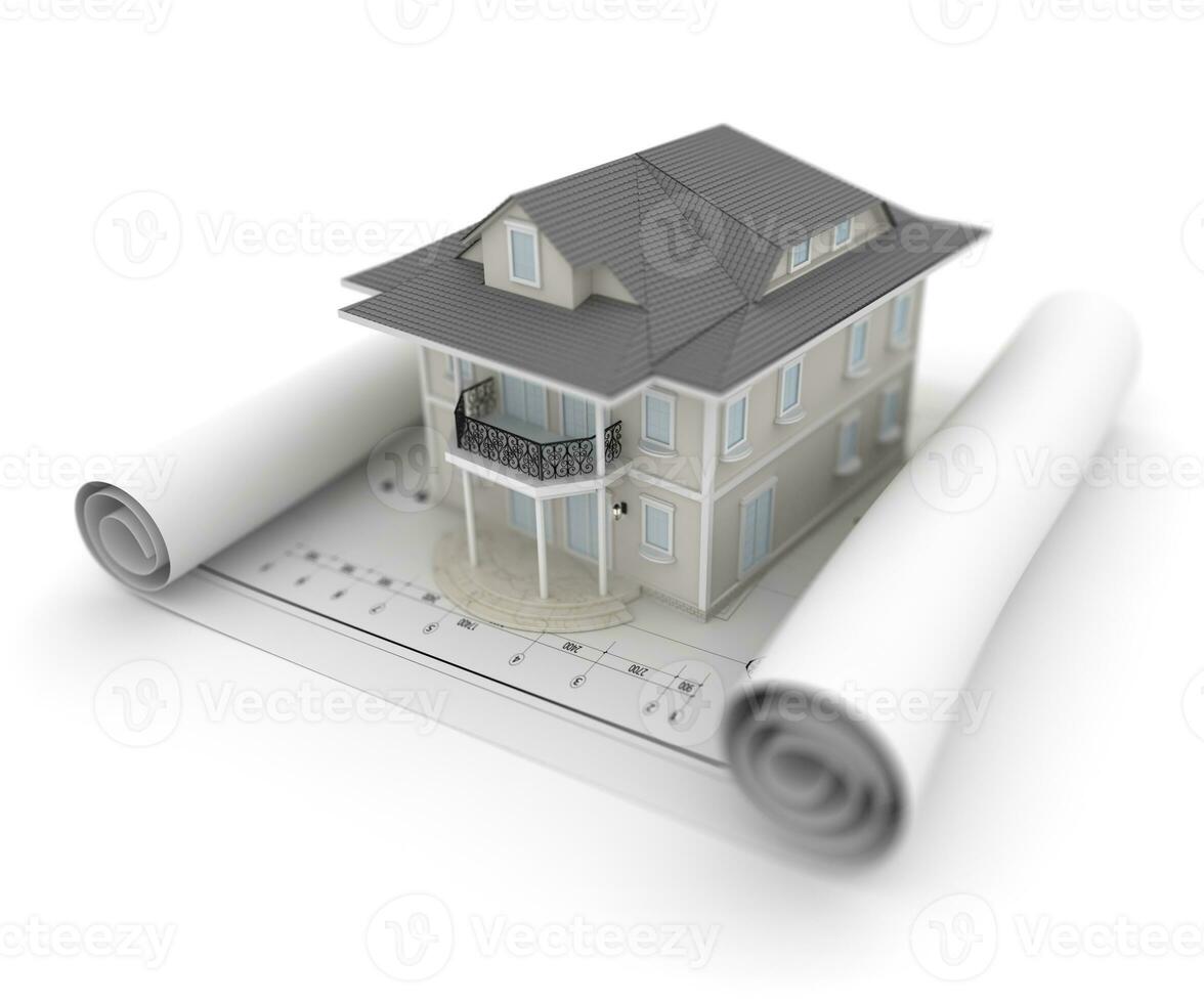 House Project isolated photo
