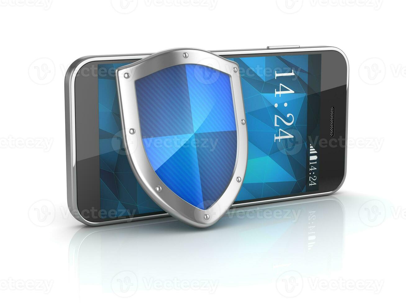 Smart Phone with Shield photo
