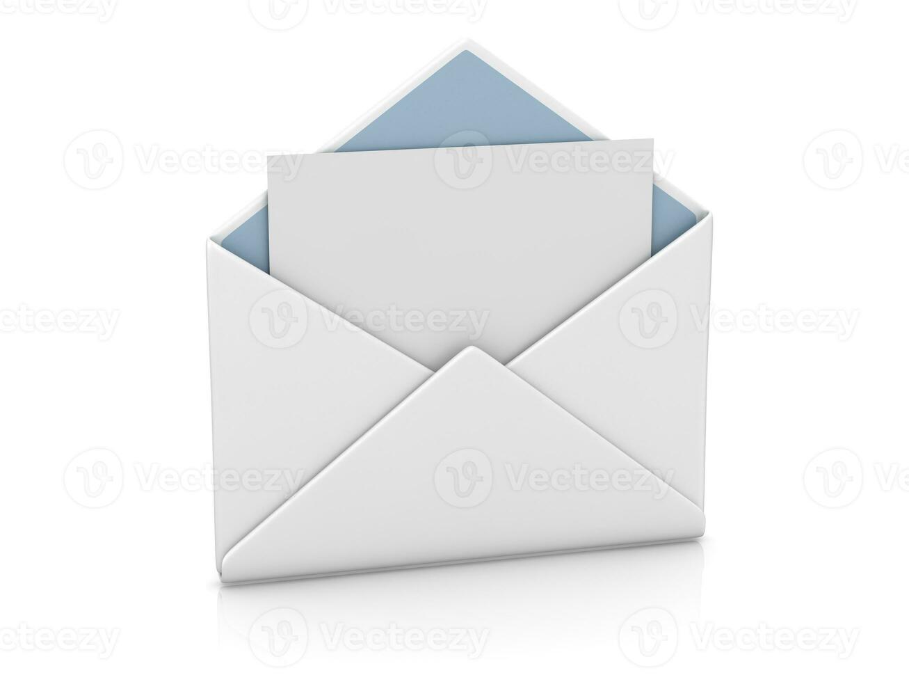 White Isolated Envelope photo