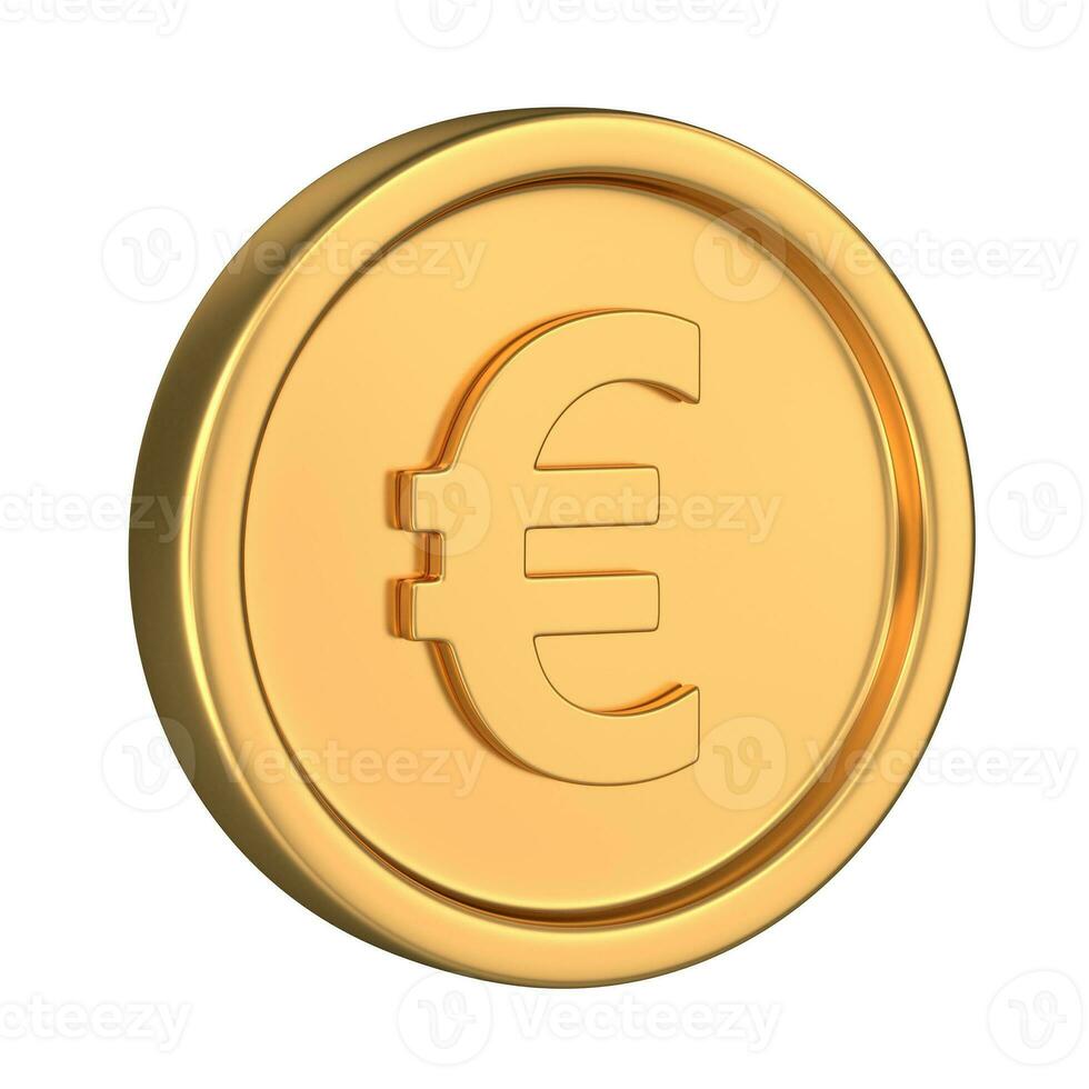 Gold Euro Symbol photo