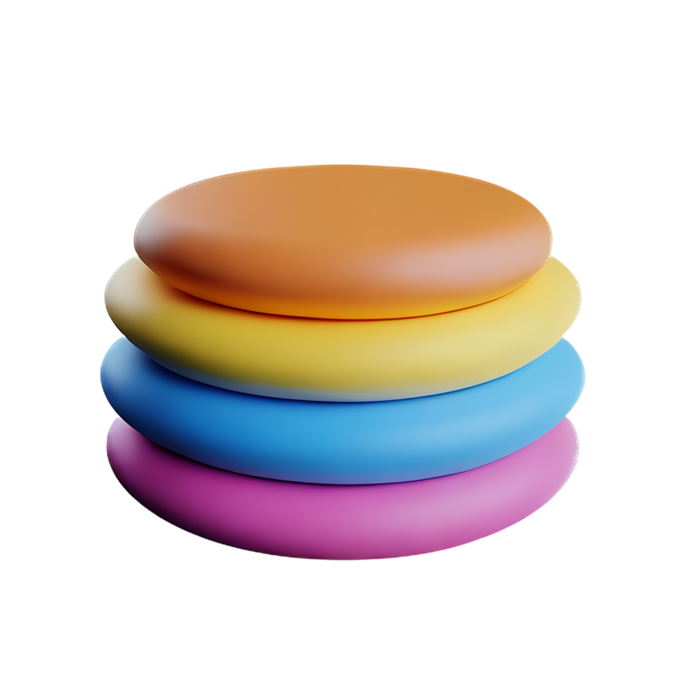 colorful marshmallow 3d sweets icon png