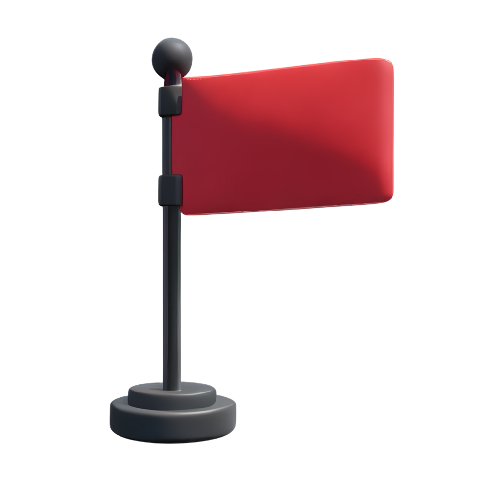 flag 3d rendering icon illustration png