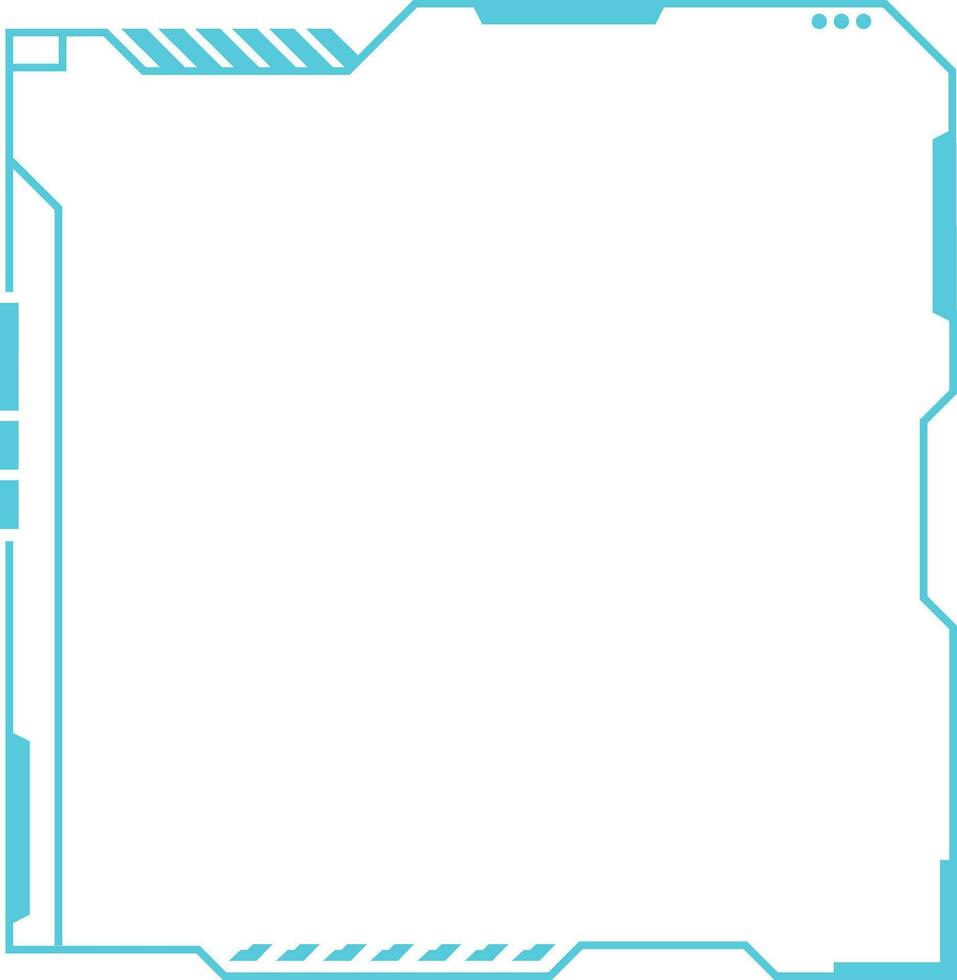 Futuristic Tech Frame vector