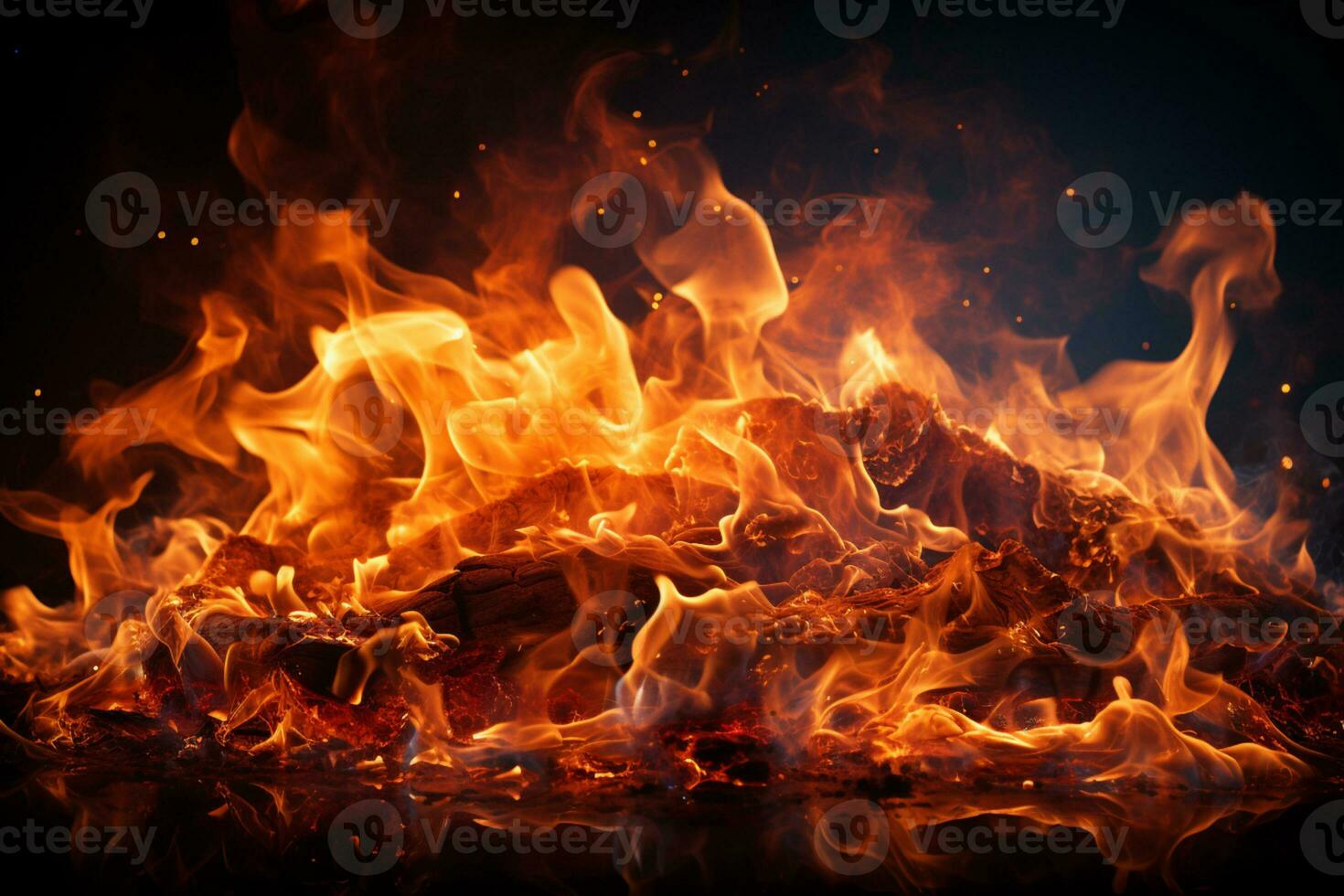 Intense red and blue fire illuminates the black background Vertical Mobile  Wallpaper AI Generated 30316075 Stock Photo at Vecteezy