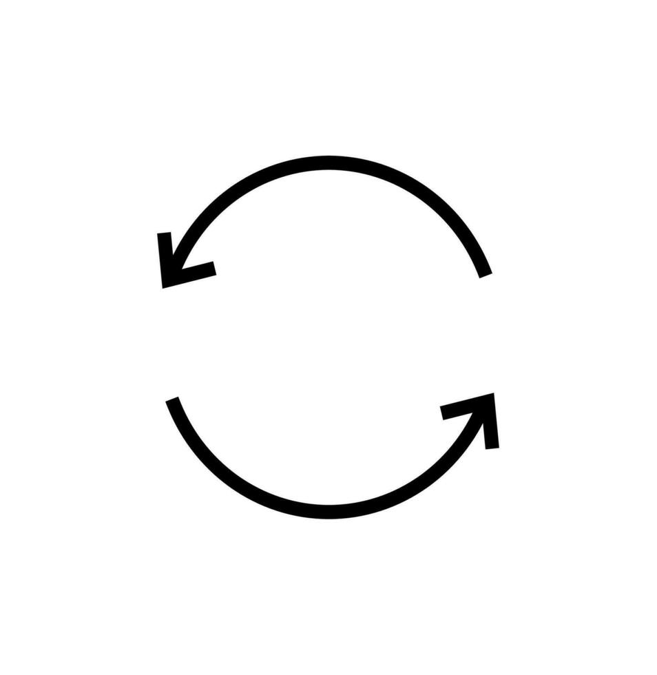 rotating icon on a white background vector