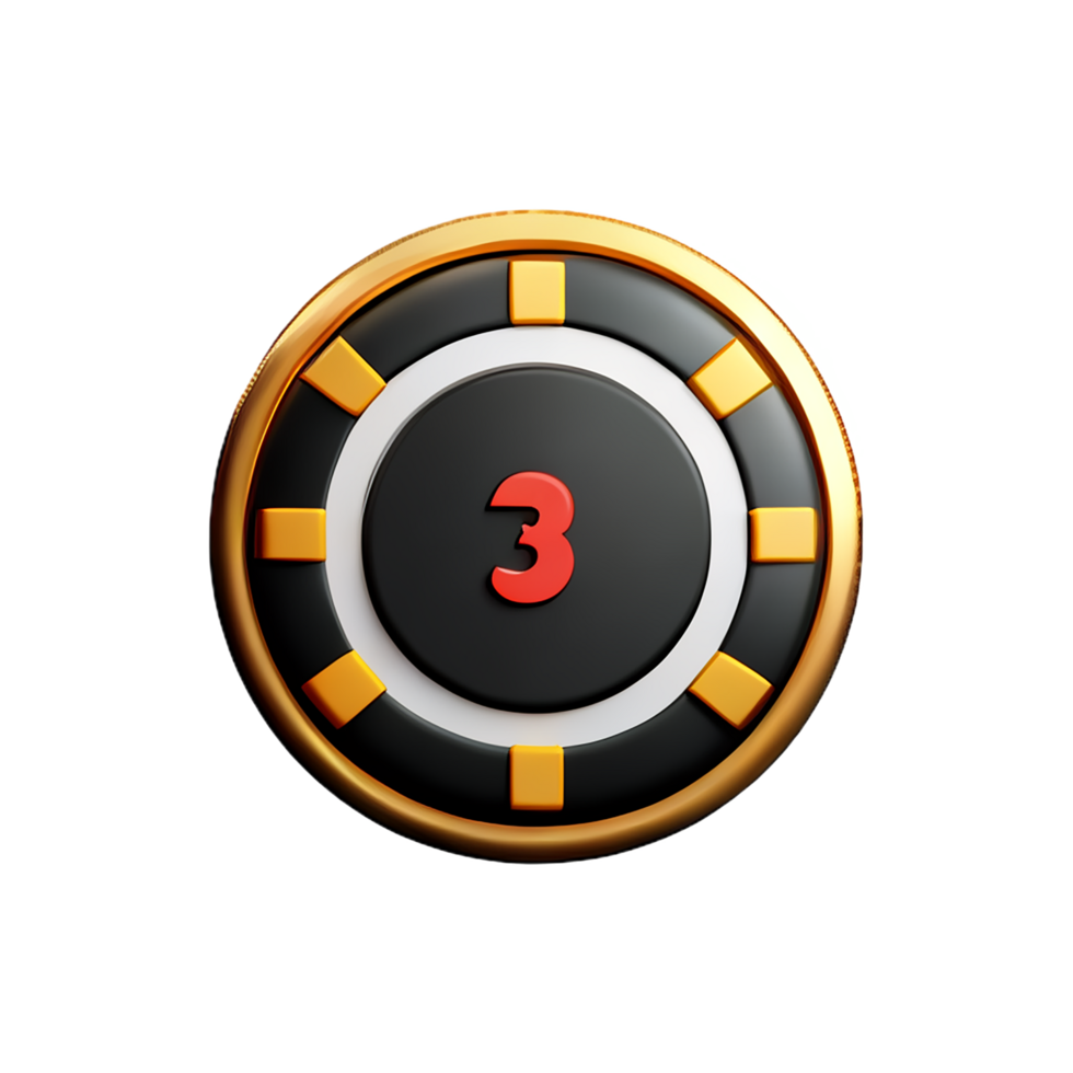 casino 3d le rendu icône illustration png