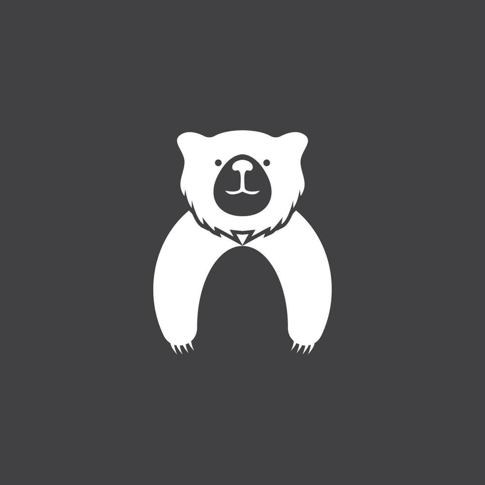 oso icono y símbolo vector modelo ilustración