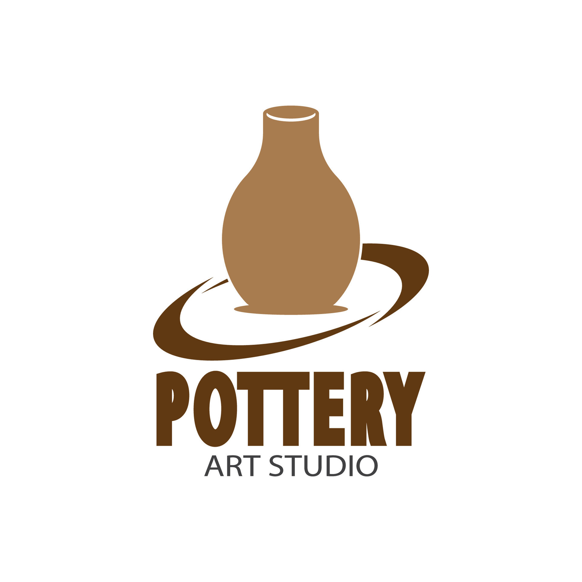 Pottery Art Studio Logo Vector Template Illustration 28249683 Vector