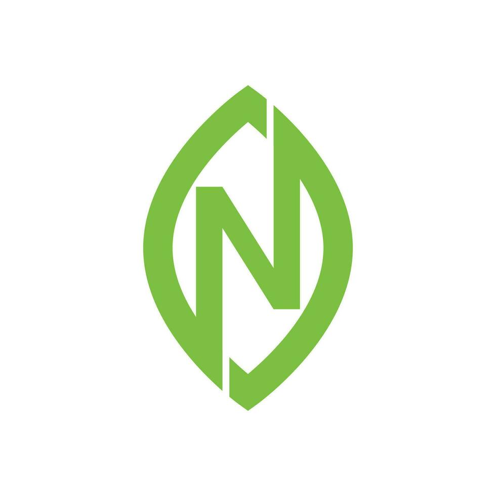Letter N logo vector icon design template