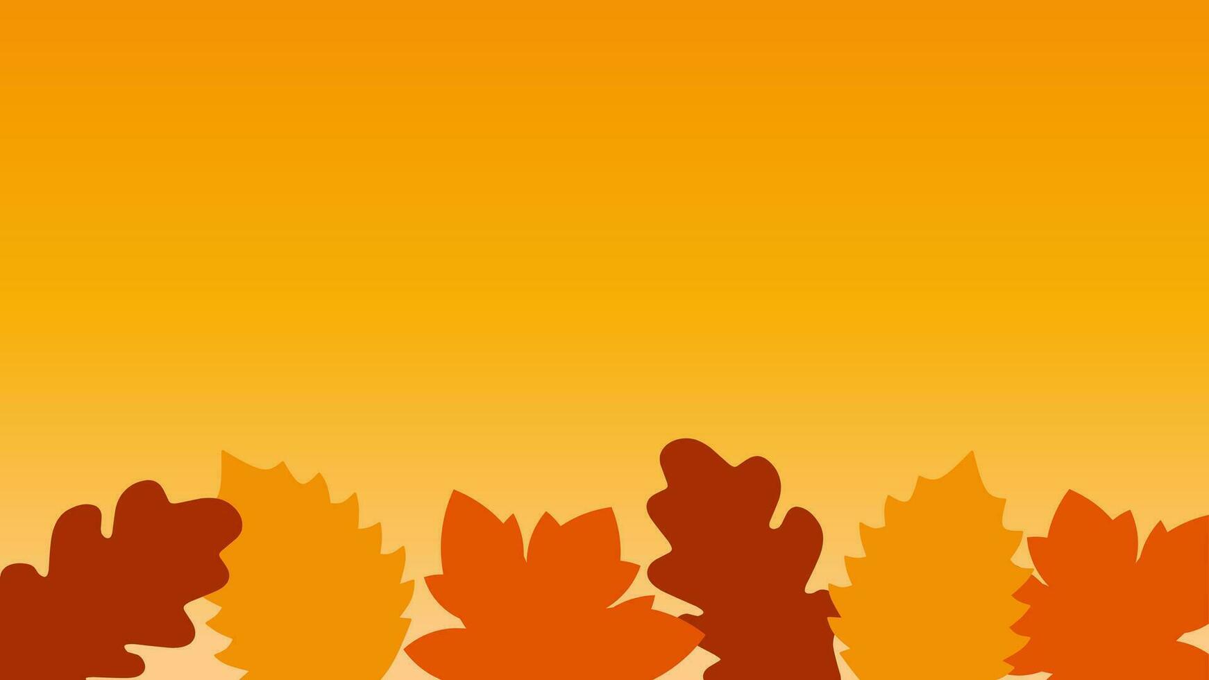 Autumn background vector illustration. Autumn leaves frame background. Fall season design for background, template, landing page or decoration. Fall season frame with maple leaf and autumnal  leaves