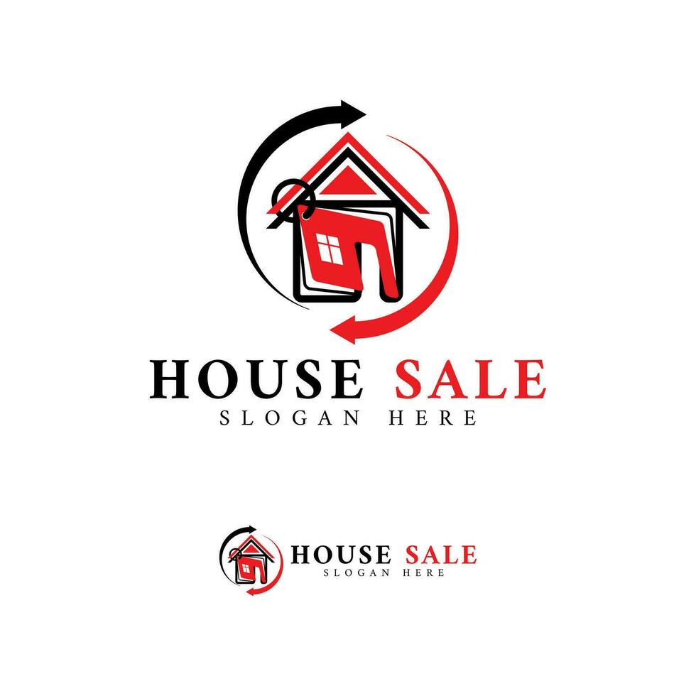 House buying and selling logo vector. vector